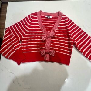 Red Nordstrom sweater